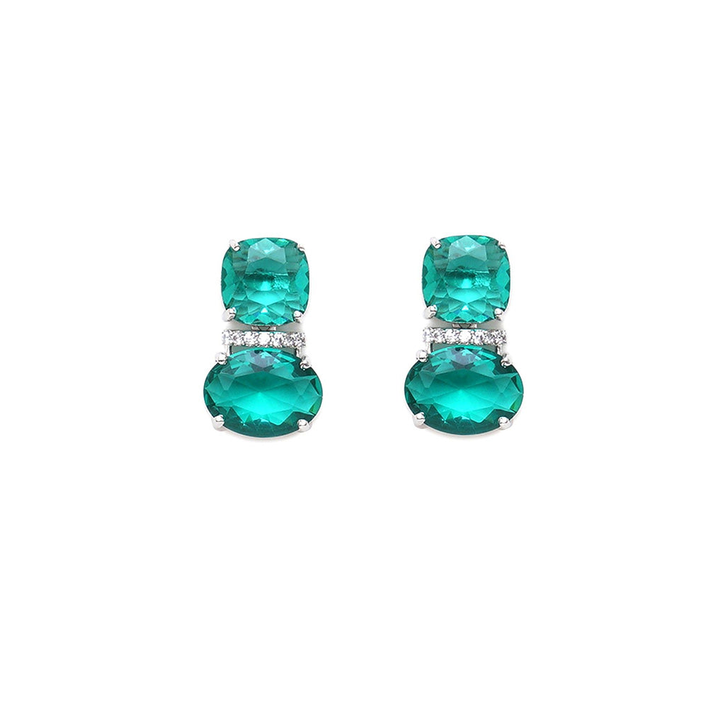 Ritu Singh Jade Duet Studs