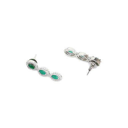 Ritu Singh Jade Single Stone Neckpiece with Earrings