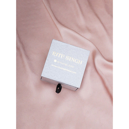 Ritu Singh Oversized Diamond and Blue Stone Maang Tikka