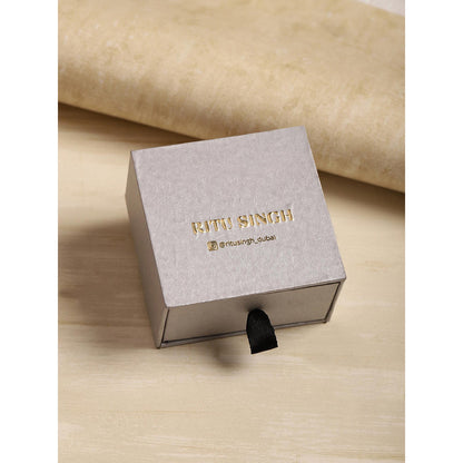 Ritu Singh Gold Toned and White Gold Plated Handcrafted Necklace