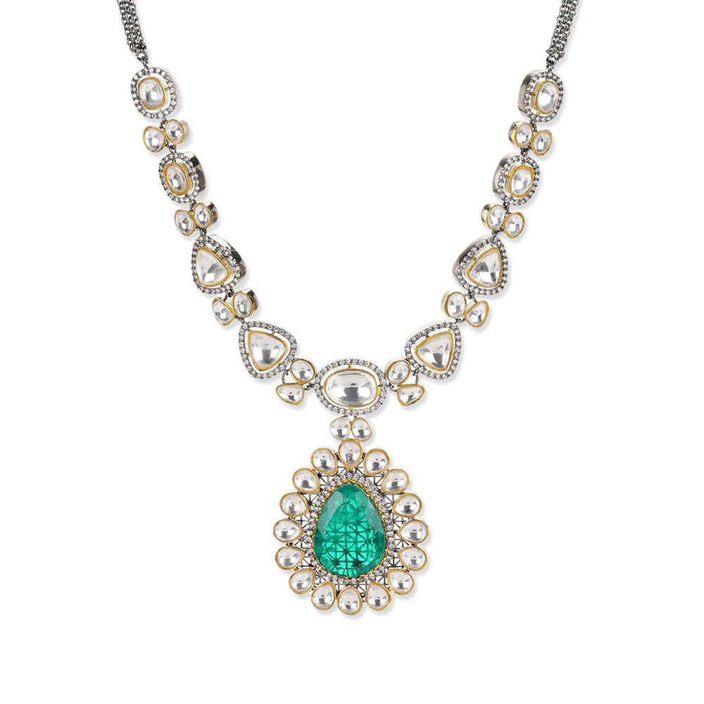Ritu Singh Gold Plated Kundan Necklace