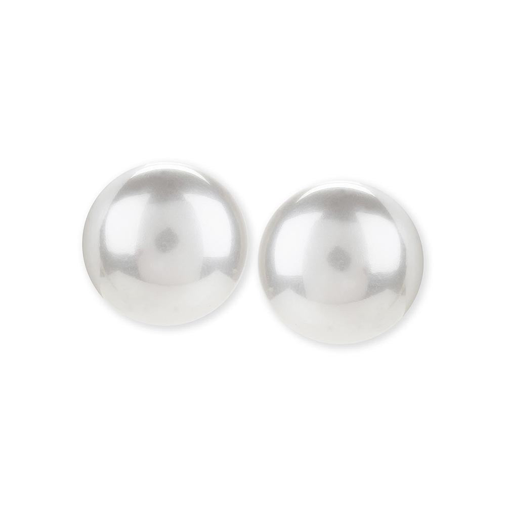 Ritu Singh White Contemporary Studs Earrings