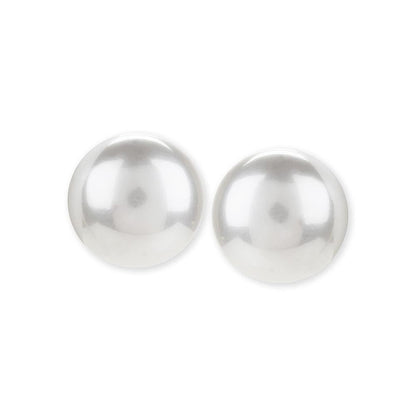 Ritu Singh White Contemporary Studs Earrings