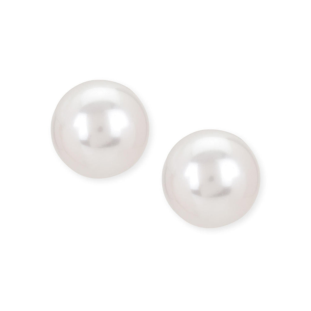 Ritu Singh White Contemporary Studs Earrings