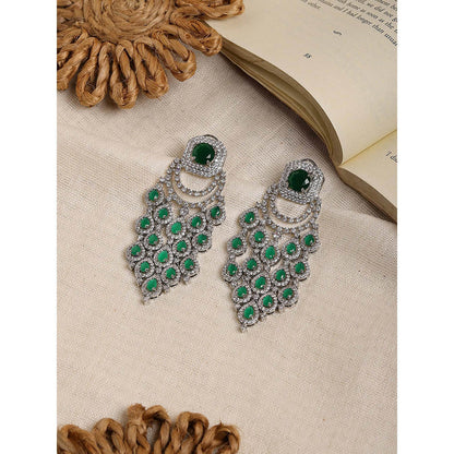 Ritu Singh Long Chandelier Drop Earrings
