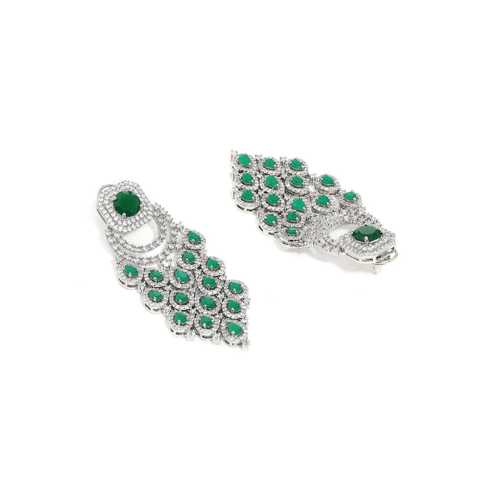 Ritu Singh Long Chandelier Drop Earrings