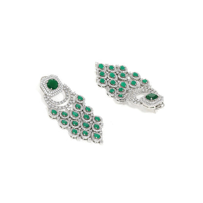 Ritu Singh Long Chandelier Drop Earrings
