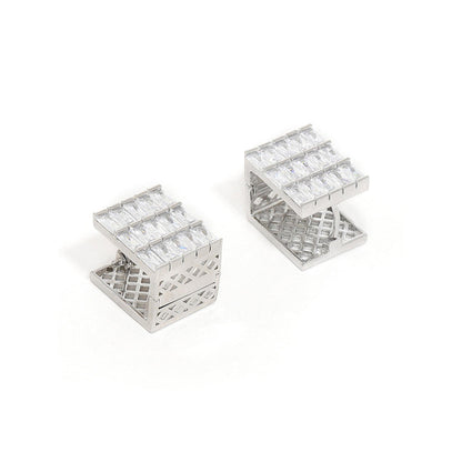 Ritu Singh Box Loop Hoop Earrings