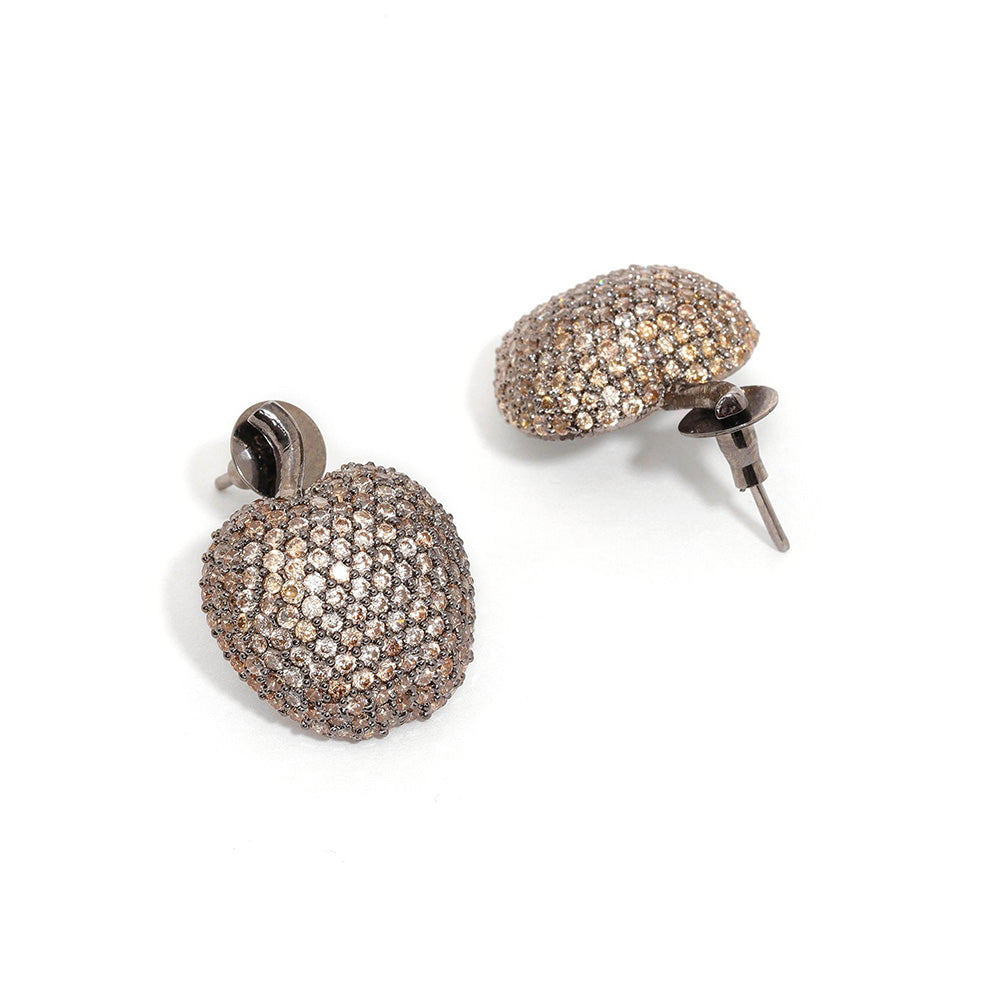 Ritu Singh Apple Champagne Studs Earrings