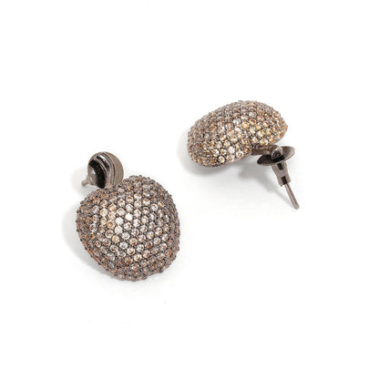 Ritu Singh Apple Champagne Studs Earrings