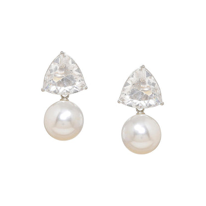 Ritu Singh Crystal Studs Drop Earrings