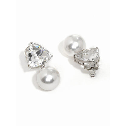 Ritu Singh Crystal Studs Drop Earrings