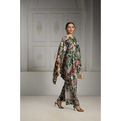 Rivaar by Rocky Star Multi-Colour Botanical Printed Co-Ord (Set of 2)