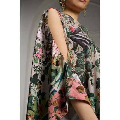 Rivaar by Rocky Star Multi-Colour Botanical Printed Co-Ord (Set of 2)