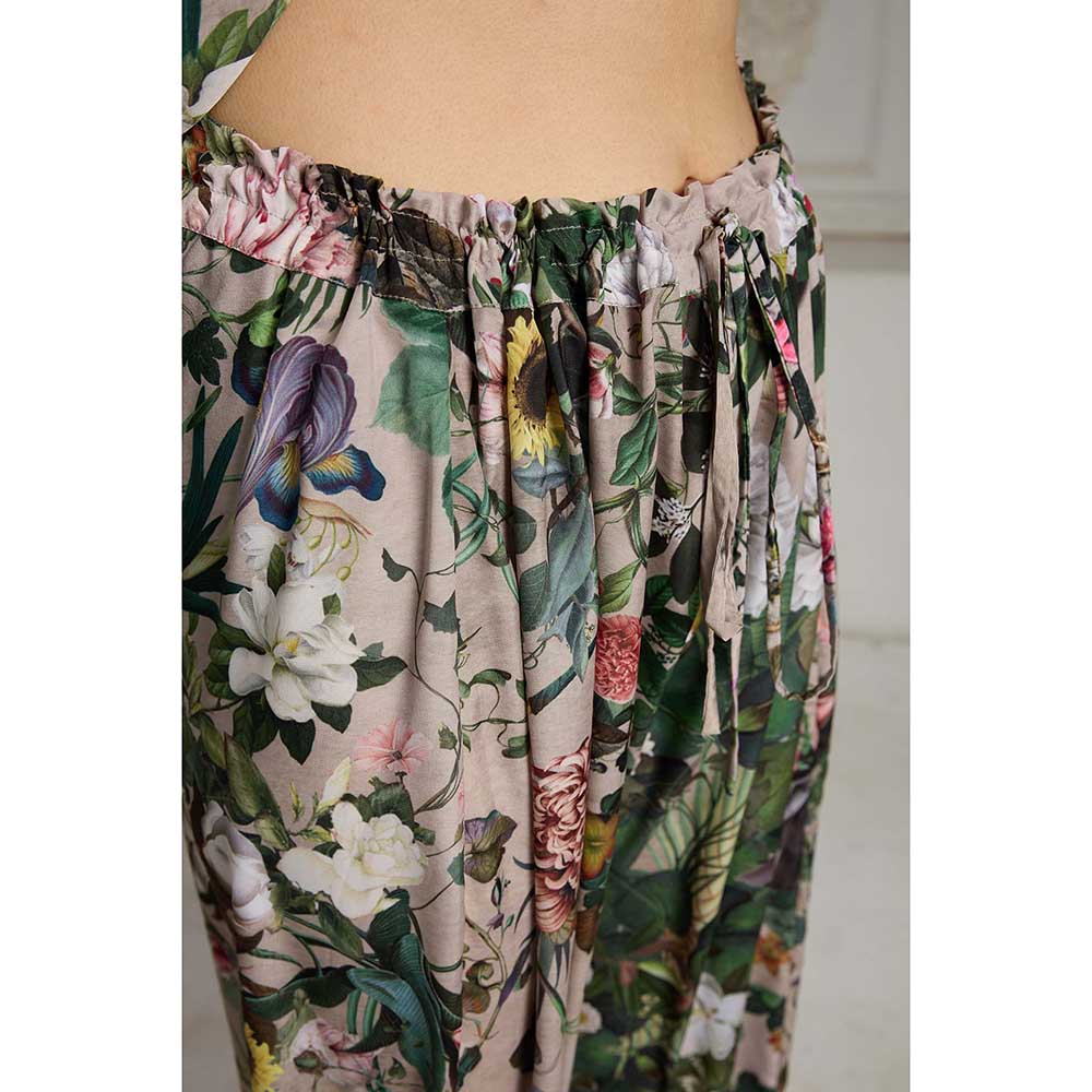 Rivaar by Rocky Star Multi-Colour Botanical Printed Co-Ord (Set of 2)