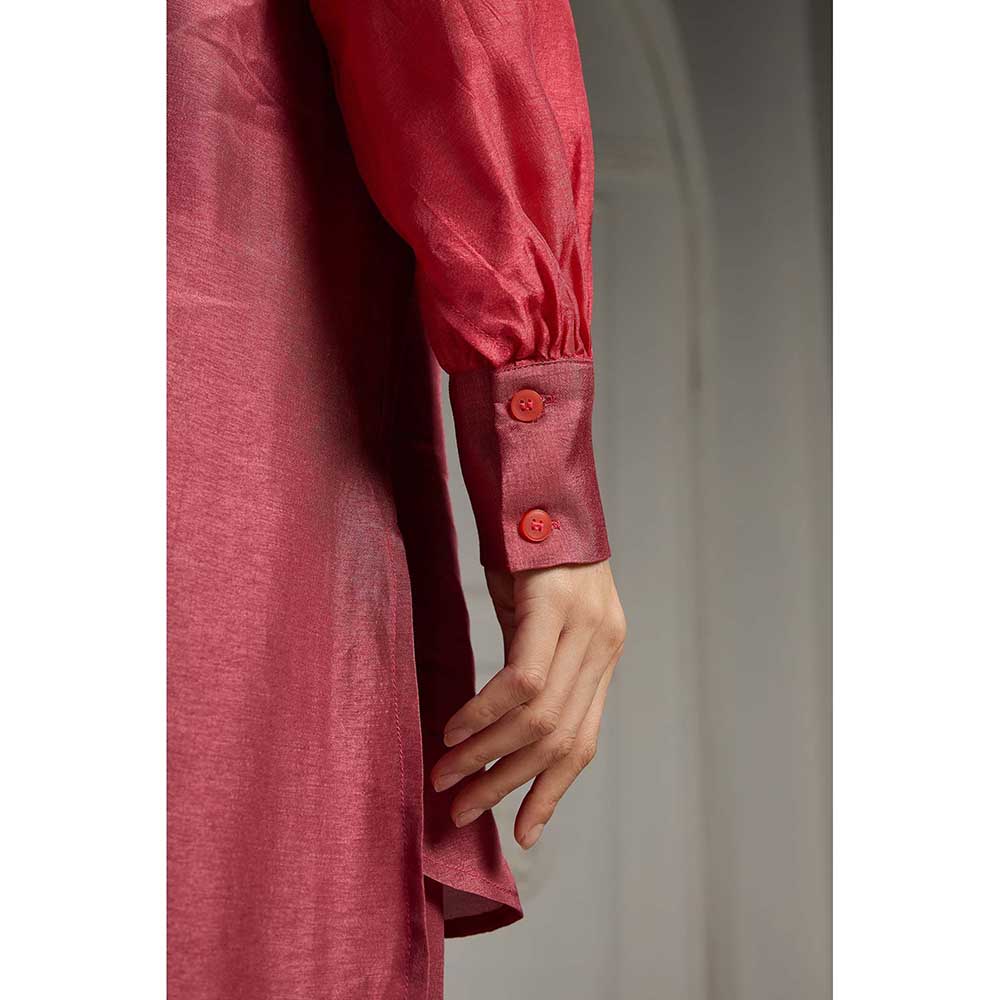 Rivaar by Rocky Star Pink Colour Blocked Co-Ord (Set of 2)