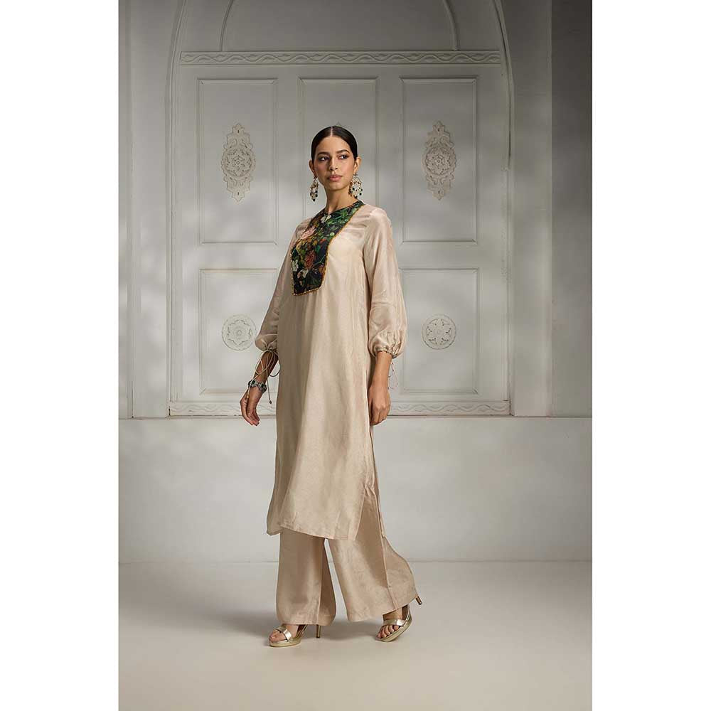 Rivaar by Rocky Star Ivory Kurta with Pant (Set of 2)