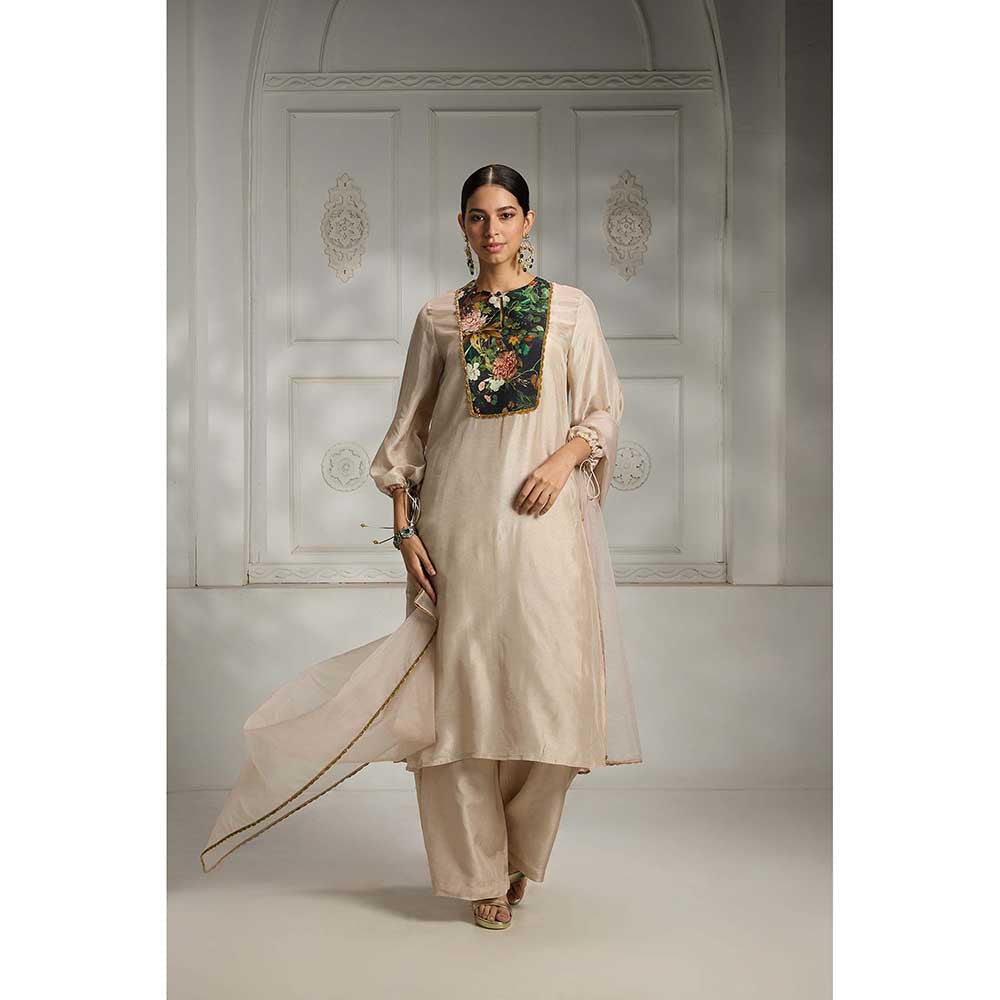 Rivaar by Rocky Star Ivory Kurta with Pant (Set of 2)