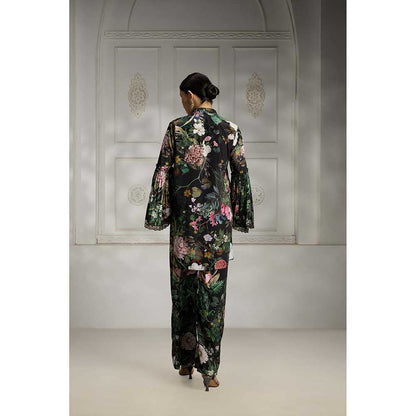 Rivaar by Rocky Star Black Botanical Printed Co-Ord (Set of 2)
