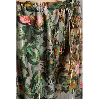 Rivaar by Rocky Star Blue Shirt Styled Kurta with Palazzo (Set of 2)