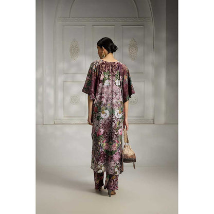 Rivaar by Rocky Star Purple Printed Kurta with Pant (Set of 2)