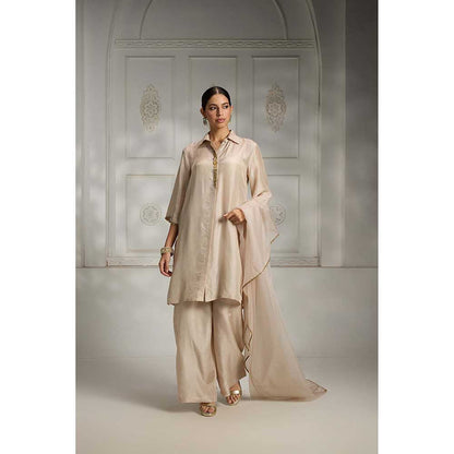 Rivaar by Rocky Star Ivory Long Shirt Tunic