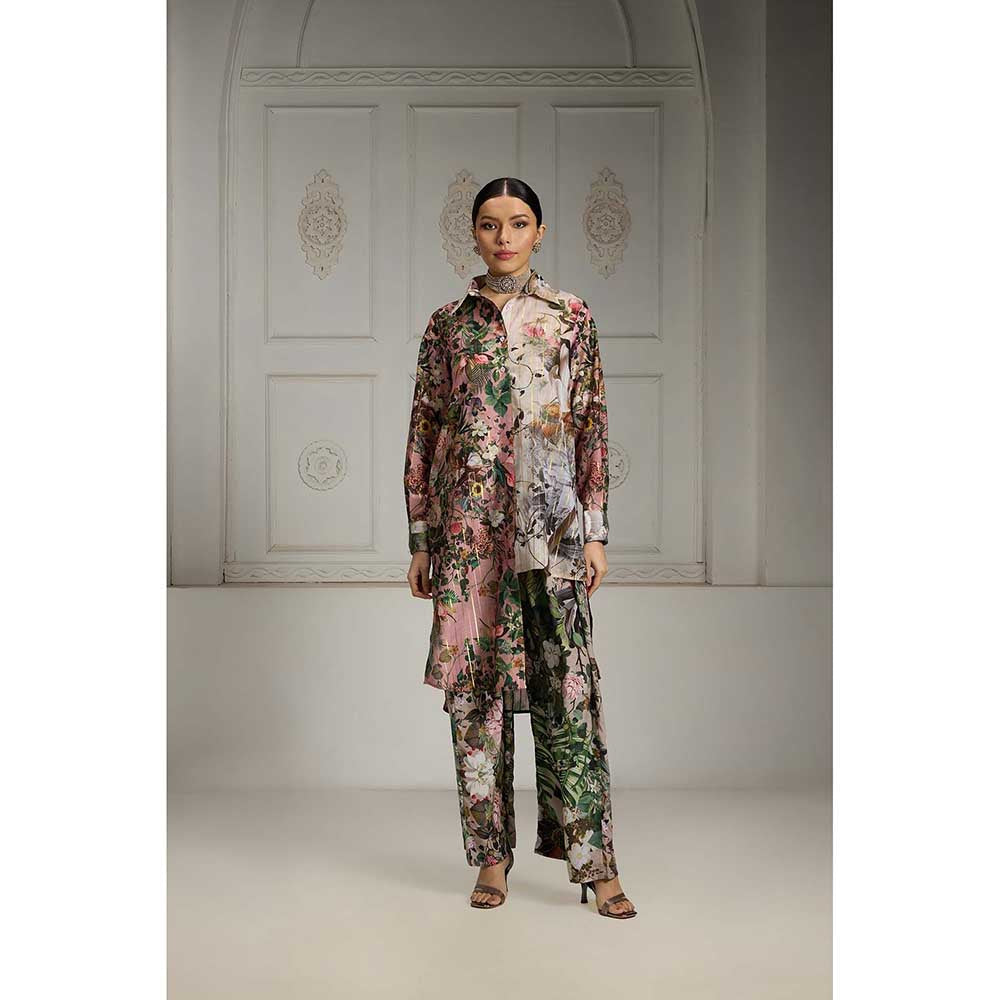 Rivaar by Rocky Star Multi-Colour High Low Shirt Tunic