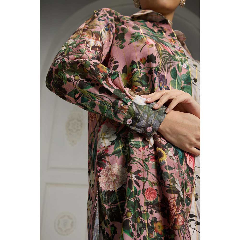 Rivaar by Rocky Star Multi-Colour High Low Shirt Tunic