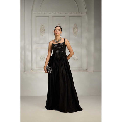 Rivaar by Rocky Star Black Sequence Maxi Dress