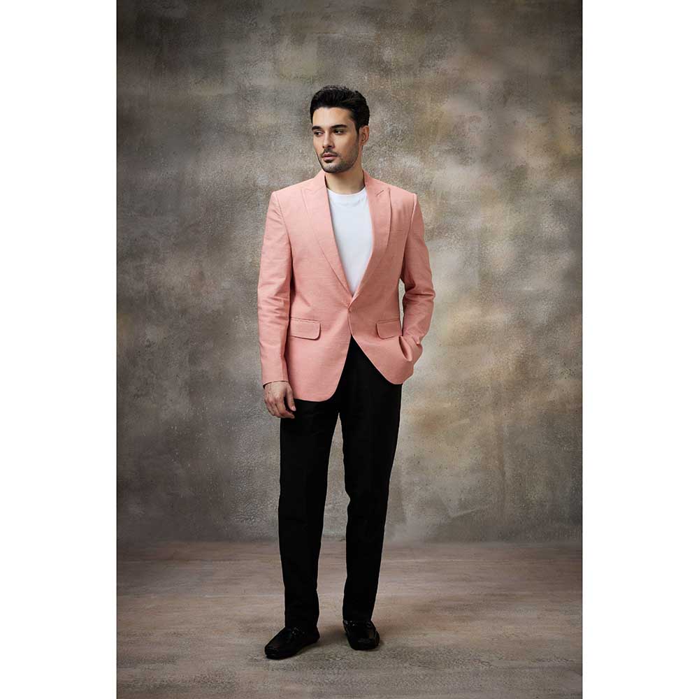 Rivaar by Rocky Star Solid Pink Blazer