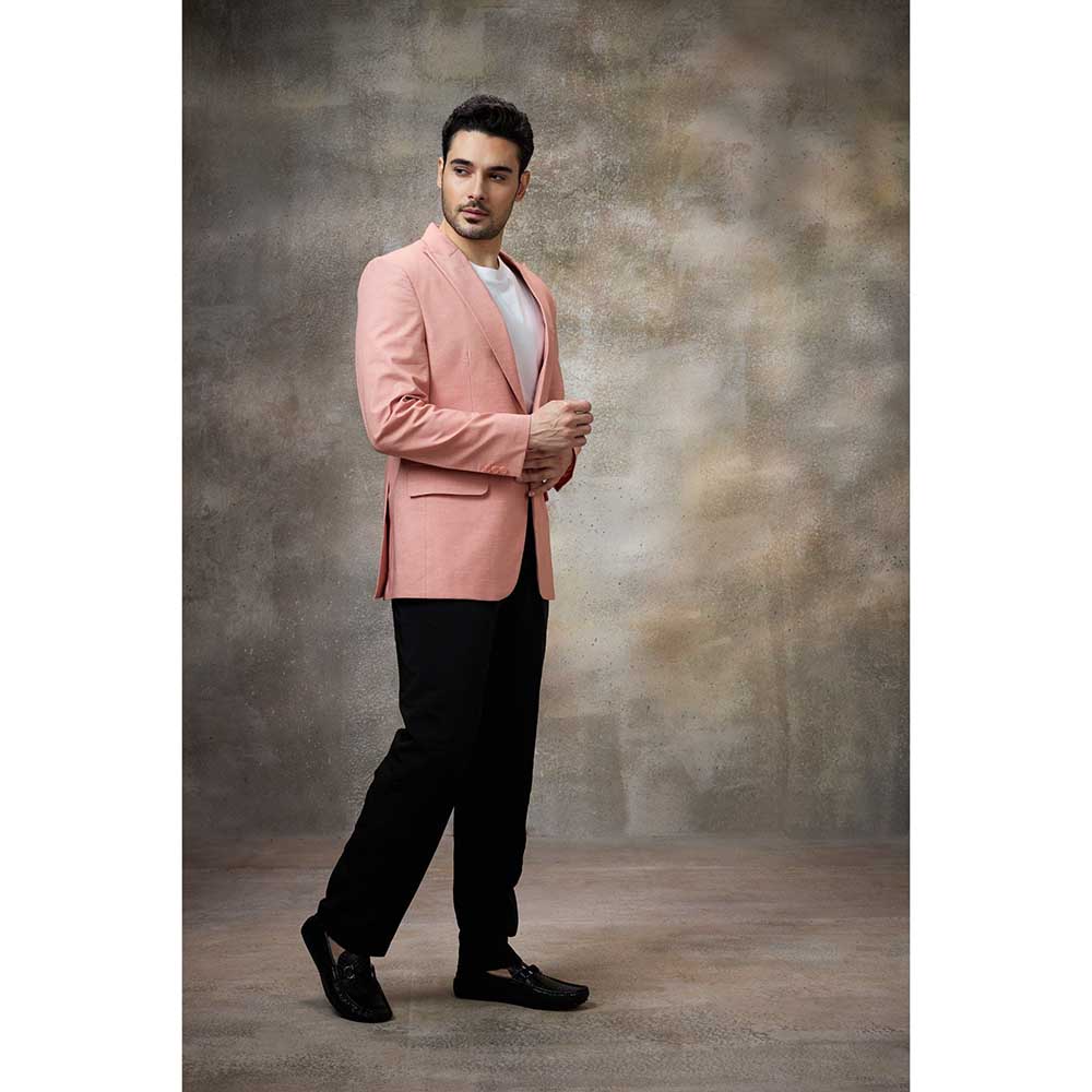 Rivaar by Rocky Star Solid Pink Blazer