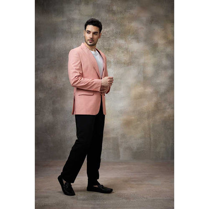 Rivaar by Rocky Star Solid Pink Blazer