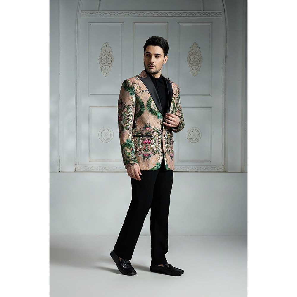 Rivaar by Rocky Star Paisely Green Blazer