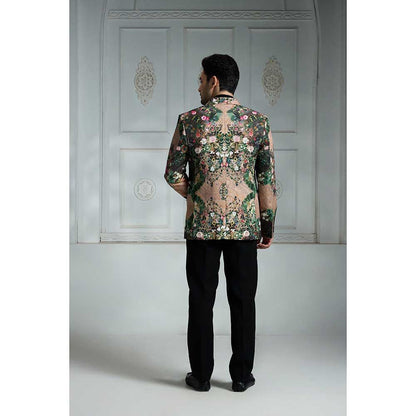 Rivaar by Rocky Star Paisely Green Blazer