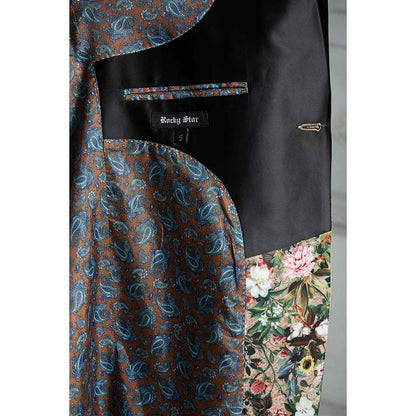 Rivaar by Rocky Star Paisely Green Blazer