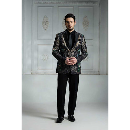 Rivaar by Rocky Star Black Printed Blazer