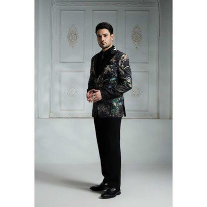 Rivaar by Rocky Star Black Printed Blazer