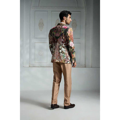 Rivaar by Rocky Star Rust Printed Blazer