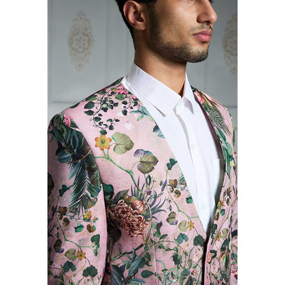 Rivaar by Rocky Star Pink Printed Blazer