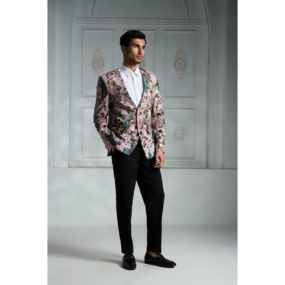Rivaar by Rocky Star Pink Printed Blazer