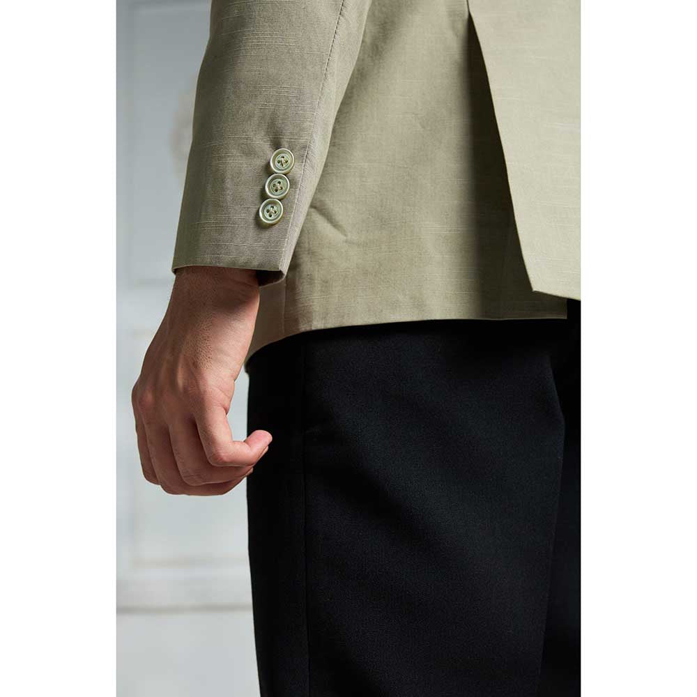 Rivaar by Rocky Star Green Solid Blazer