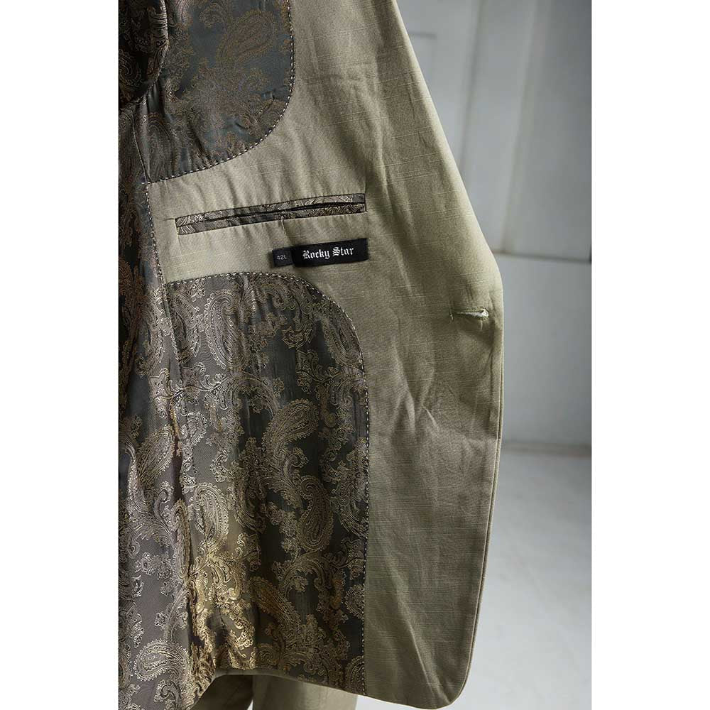 Rivaar by Rocky Star Green Solid Blazer