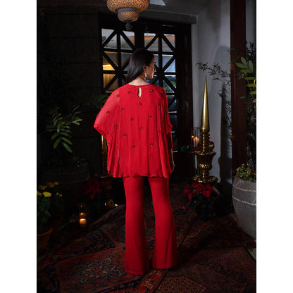 Rococo Rosa Co-Ord - Red (Set of 2)