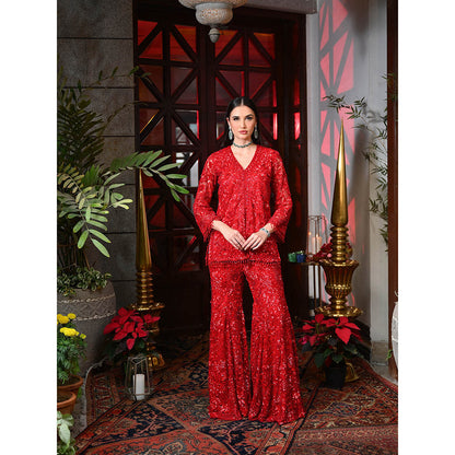 Rococo Amelia Fusion - Red (Set of 3)