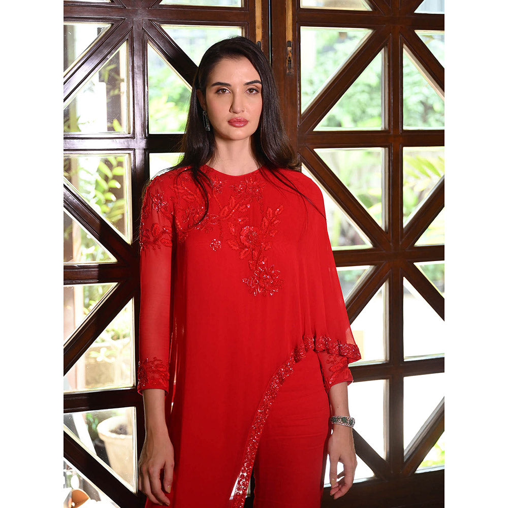 Rococo Rosella Co-Ord - Red (Set of 2)