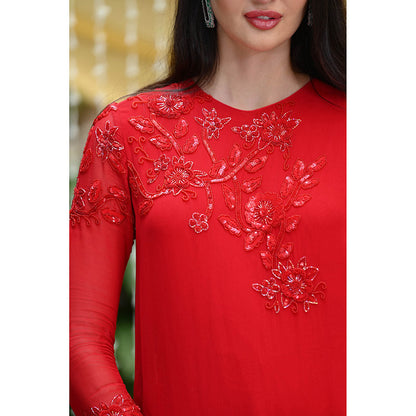 Rococo Rosella Co-Ord - Red (Set of 2)