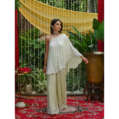 Rococo Ghazal Co-Ord - Green (Set of 2)