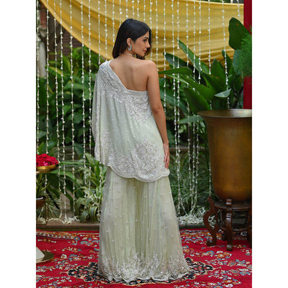 Rococo Ghazal Co-Ord - Green (Set of 2)