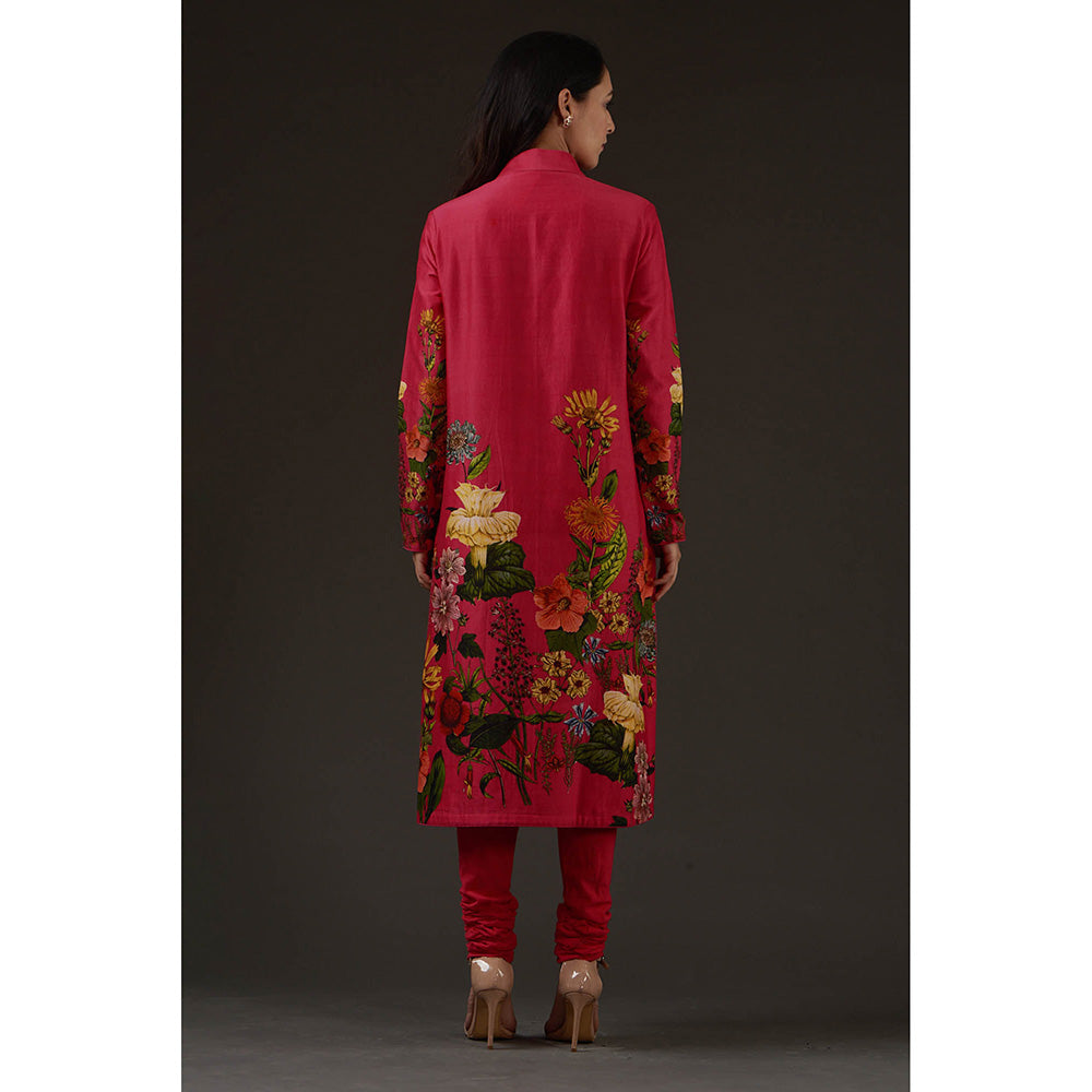 Rohit Bal Printed Straight Kurta (Set of 3)