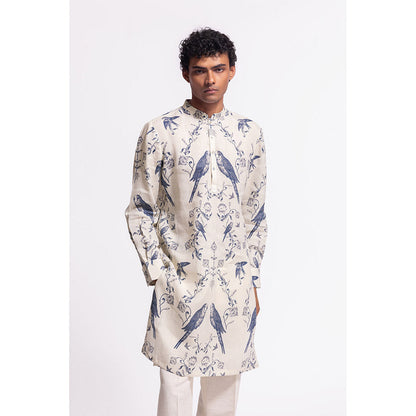 Rohit Bal Printed Ivory Kurta